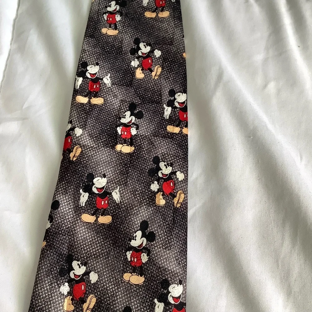 Disney Mickey Mouse 100% Silk Tie Necktie